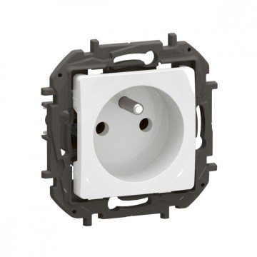 Legrand - Haussteckdose ohne Rahmen NILOE 250V weiß