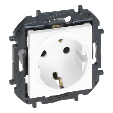 Legrand - Haussteckdose SCHUKO ohne Rahmen NILOE STEP 250V weiß