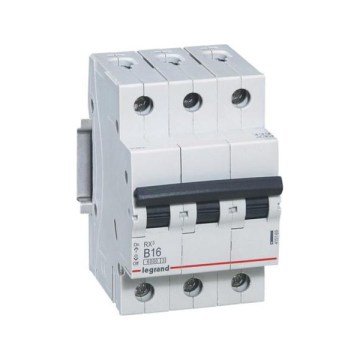 Legrand - Leitungsschutzschalter RX3, 3‑polig (3P), B, 16 A, 6000 A