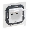 Legrand - Rahmenlose Außensteckdose NILOE STEP 250V IP44 weiß