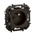 Legrand - Rahmenlose Haushaltssteckdose NILOE 250V schwarz