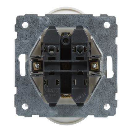 Legrand - SUNO Doppelsteckdose für den Haushalt, rahmenlos, 250 V, weiß