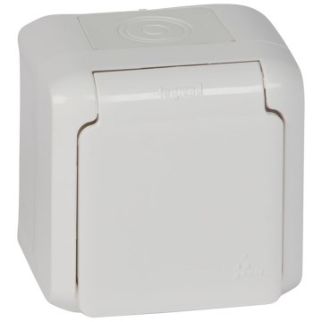 Legrand - Wandsteckdose für den Außenbereich FORIX 250V IP44 weiß