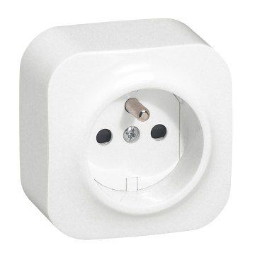 Legrand - Wandsteckdose für den Haushalt FORIX 250V weiß