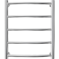 Leiter-Handtuchheizkörper CLASSIC 88W/230V 50x43 cm Edelstahl/glänzendes Chrom