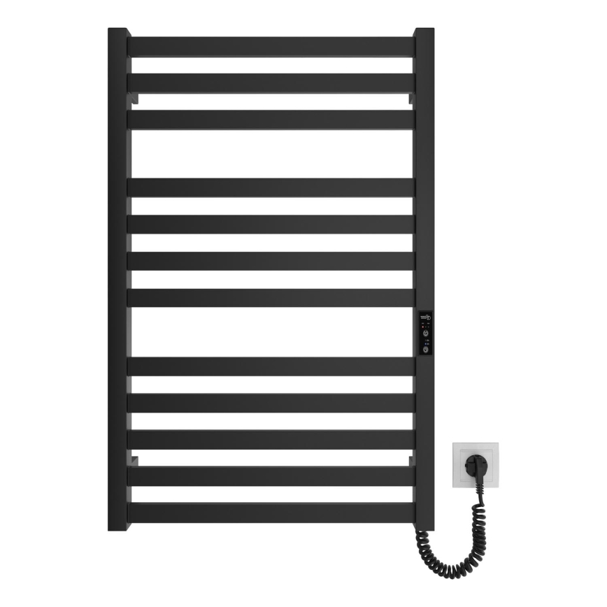 Leiter-Handtuchheizkörper HF OXFORD 170W/230V 77x53 cm schwarz