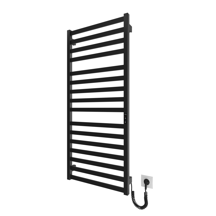 Leiter-Handtuchheizkörper HF OXFORD 255W/230V 117x53 cm schwarz