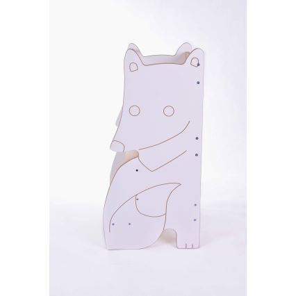 Lernturm FOX Weiß/Ahorn