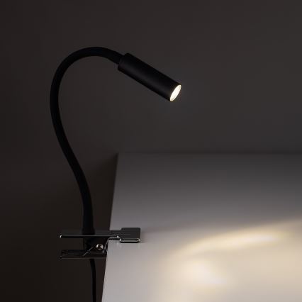 Leuchte mit Klemme LAGOS 1xG9/3W/230V 4000K schwarz