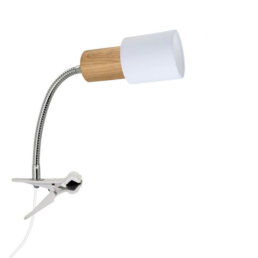 Leuchte mit Klemme TREEHOUSE 1xE27/25W/230V Eiche