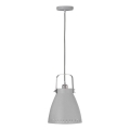 Leuchten Direkt 11059-15 - Kronleuchter an Schnur EVA 1xE27/60W/230V grau