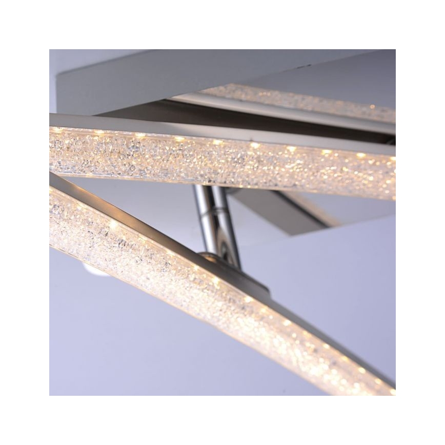 Leuchten Direkt 11290-17 - LED-Anbaukronleuchter SIMON 2xLED/5W/230V chromglänzend