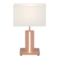 Leuchten Direkt 11421-78 - dimmbare LED-Tischlampe AMANDA 1xE27/40W/230V + LED/5W