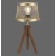 Leuchten Direkt 11423-60 - Tischlampe FREDERIK 1xE27/60W/230V Mangobaum