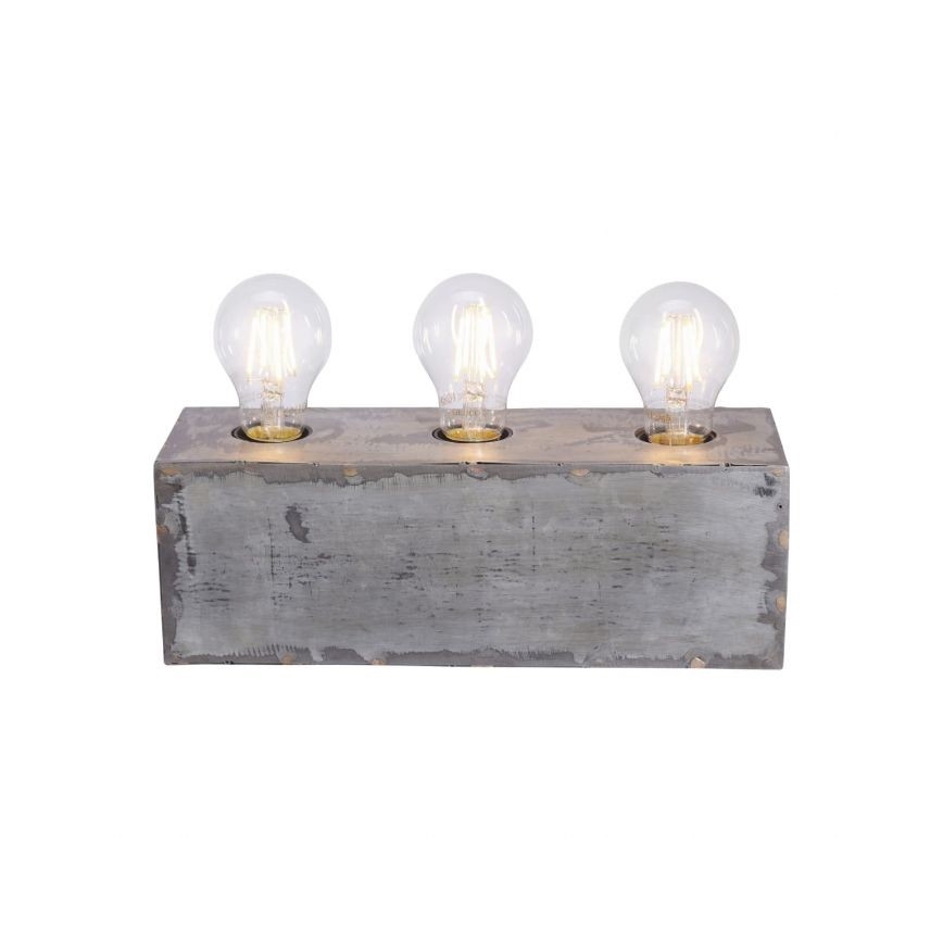 Leuchten Direkt 11498-77 - Tischleuchte SAMIA 3xE27/25W/230V