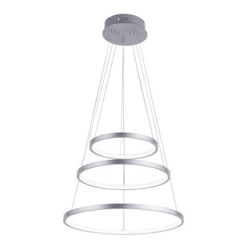 Leuchten Direkt 11526-55 - Dimmbare Pendelleuchte mit Seilabhängung CIRCLE LED/13,5W/230V + LED/19,5W + LED/24W