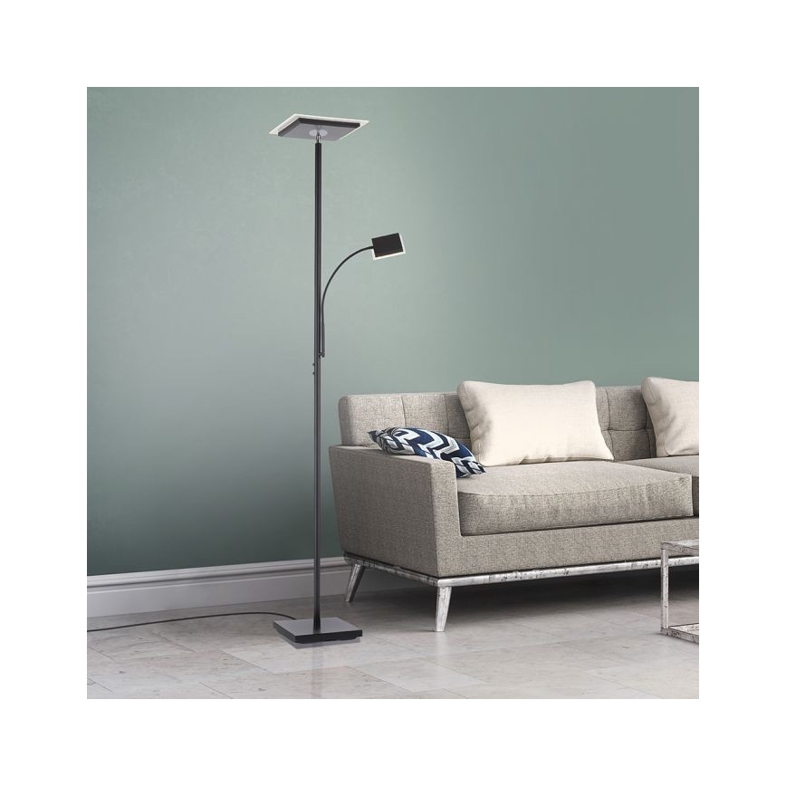 Leuchten Direkt 11710-18 – Dimmbare LED-Stehlampe HANS LED/21,5W/230V + LED/4W