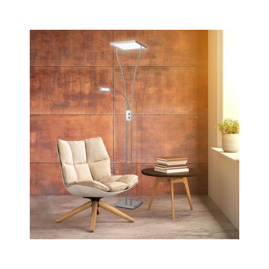 Leuchten Direkt 11722-55 – Dimmbare LED-Leuchte MARIAN LED/25W/230V + LED/3,6W