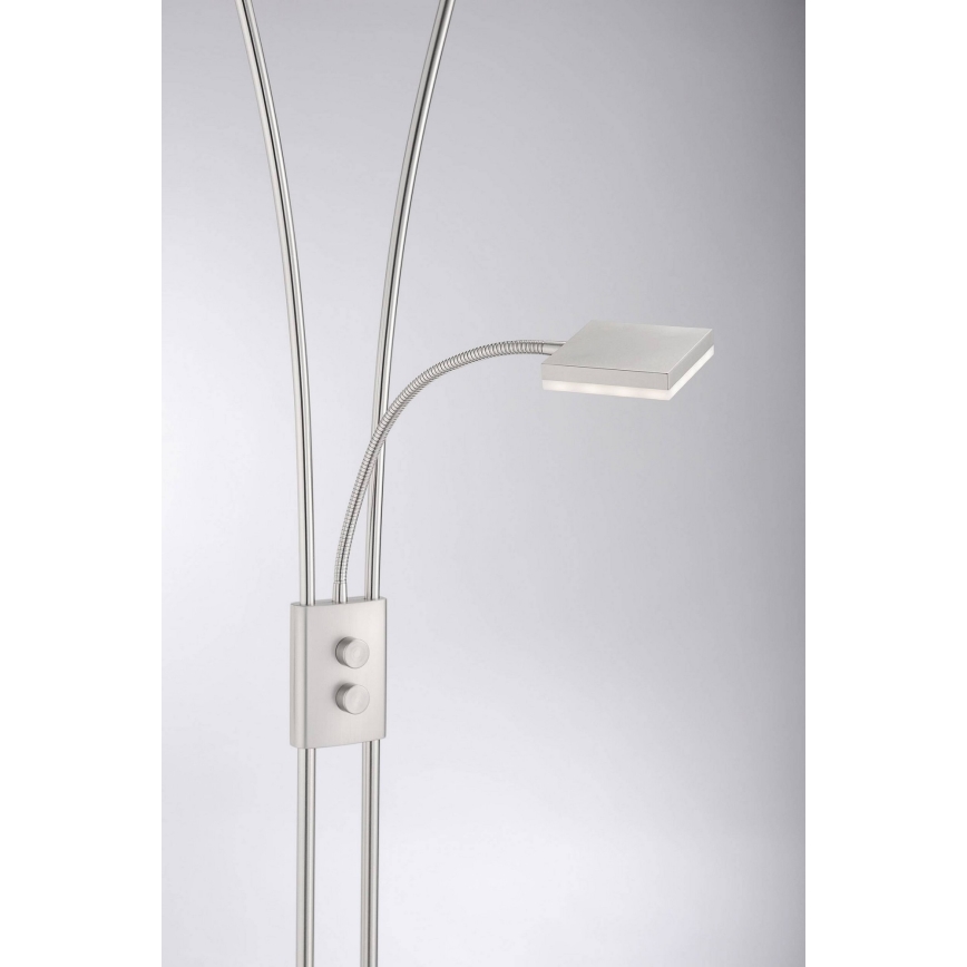 Leuchten Direkt 11776-55 - LED Dimmbare Stehleuchte HELIA LED/16,8W/230V + 2xLED/3,8W