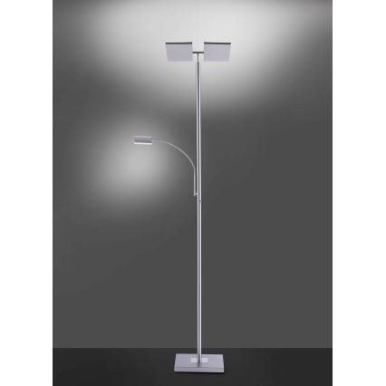 Leuchten Direkt 11925-55 - LED RGB Dimmbare Stehleuchte RUBEN 2xLED/11W/230V+LED/4,8W 2700-5000K + Fernbedienung