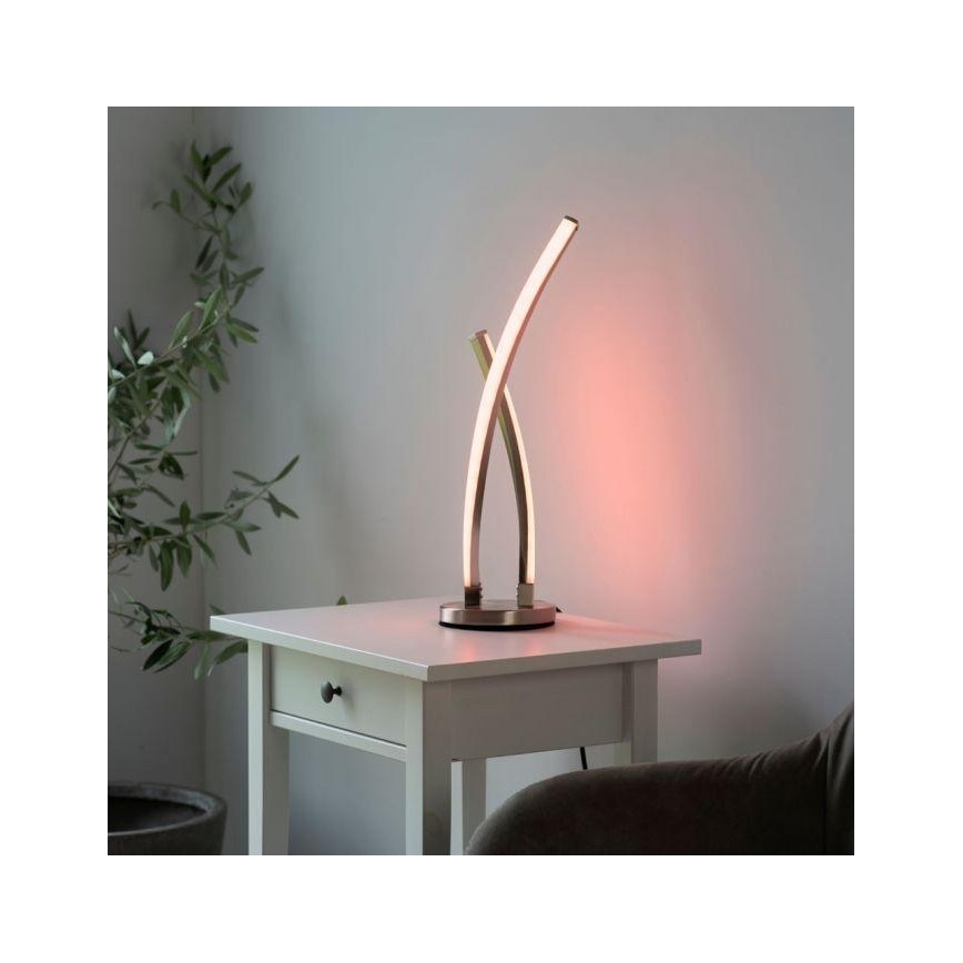 Leuchten Direkt 11991-55 - LED RGB Dimmbare Tischleuchte SWING LED/9,5W/230V 2700-5000K + Fernbedienung