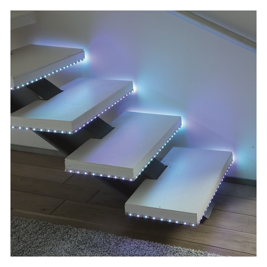 Leuchten Direkt 1210-70-BH - LED RGB Dimmbare Leiste TEANIA 3m 16,2W/12/230V + Fernbedienung