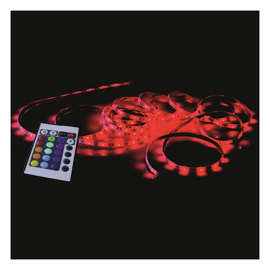 Leuchten Direkt 1210-70-BH - LED RGB Dimmbare Leiste TEANIA 3m 16,2W/12/230V + Fernbedienung