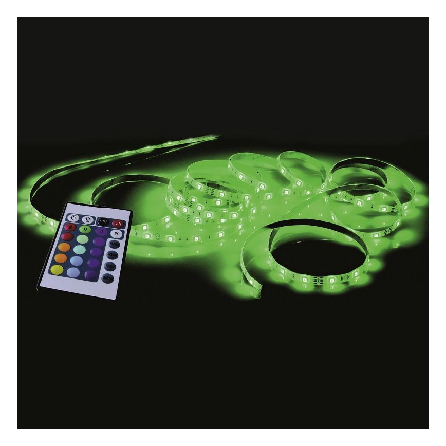Leuchten Direkt 1210-70-BH - LED RGB Dimmbare Leiste TEANIA 3m 16,2W/12/230V + Fernbedienung
