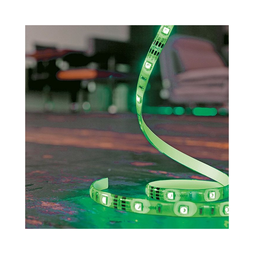Leuchten Direkt 1210-70-BH - LED RGB Dimmbare Leiste TEANIA 3m 16,2W/12/230V + Fernbedienung
