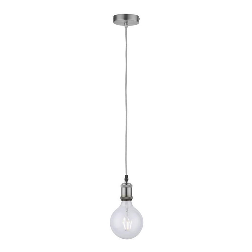 Leuchten Direkt 13570-55 - Hängeleuchte DIY 1xE27/60W/230V chrom matt