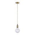 Leuchten Direkt 13570-60 - Hängeleuchte DIY 1xE27/60W/230V messing