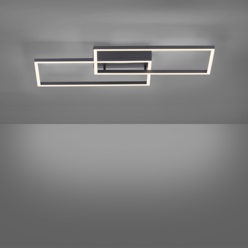 Leuchten Direkt 14140-18 - LED Dimmbare Deckenleuchte IVEN 2xLED/13,5W/230V + Fernbedienung