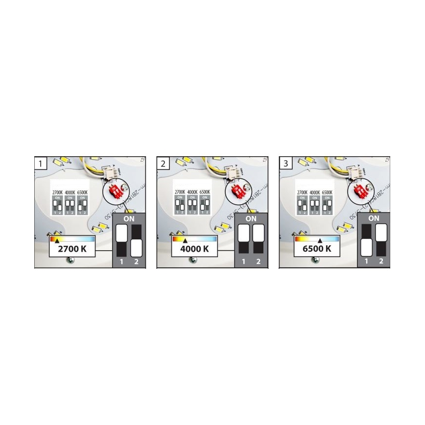 APLED - LED-Badezimmer-Deckenleuchte mit Sensor LENS LED/16W/230V IP44 2700-6500K