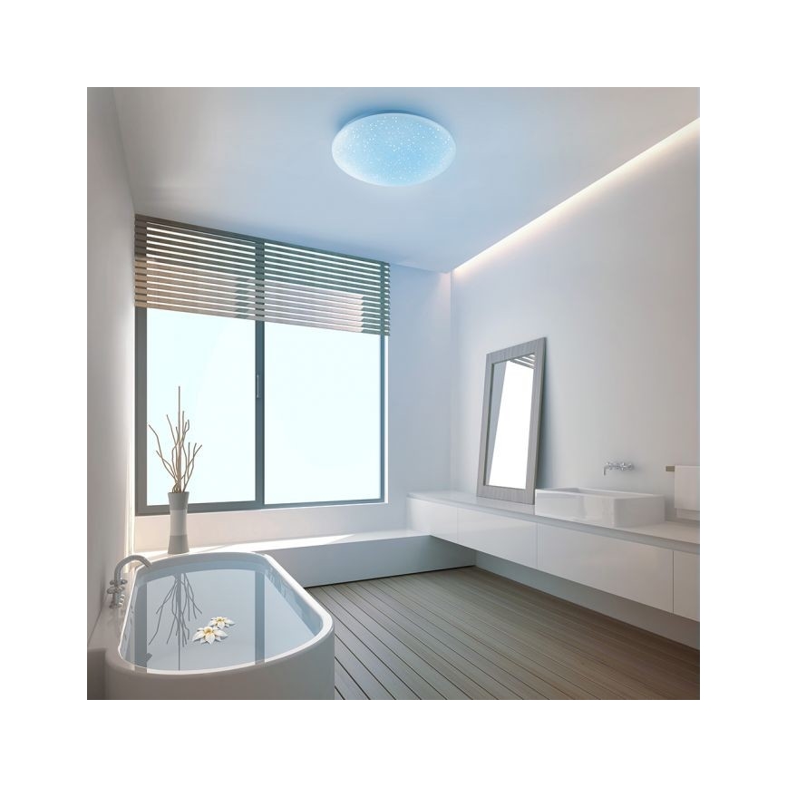 Leuchten Direkt 14241-16 - LED RGB Dimmbare Deckenleuchte SKYLER LED/5,6W/230V + Fernbedienung