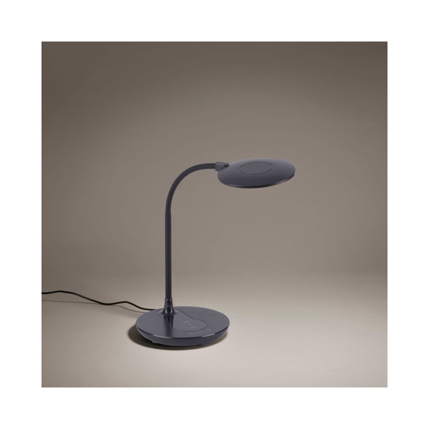 Leuchten Direkt 14416-18 - LED dimmbare Touch-Tischleuchte mit kabelloser Aufladung ASTRID LED/5W/230V 3000/4000/5500K + USB