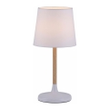 Leuchten Direkt 14423-16 - Tischlampe NIMA 1xE14/40W/230V weiß