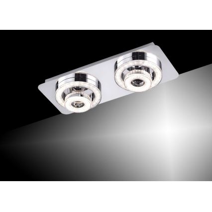 Leuchten Direkt 14521-17 - LED-Deckenleuchte TIM 2xLED/2,8W/230V + 2xLED/3,1W