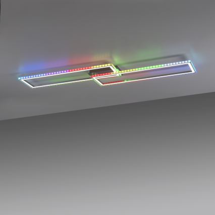 Leuchten Direkt 14635-55 - LED RGB dimmbare Deckenleuchte FELIX LED/34,5W/230V + Fernbedienung