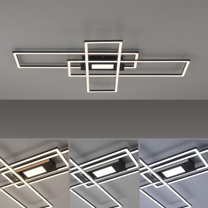 Leuchten Direkt 14693-18 - LED dimmbare Deckenleuchte ASMIN LED/48W/230V + Fernbedienung