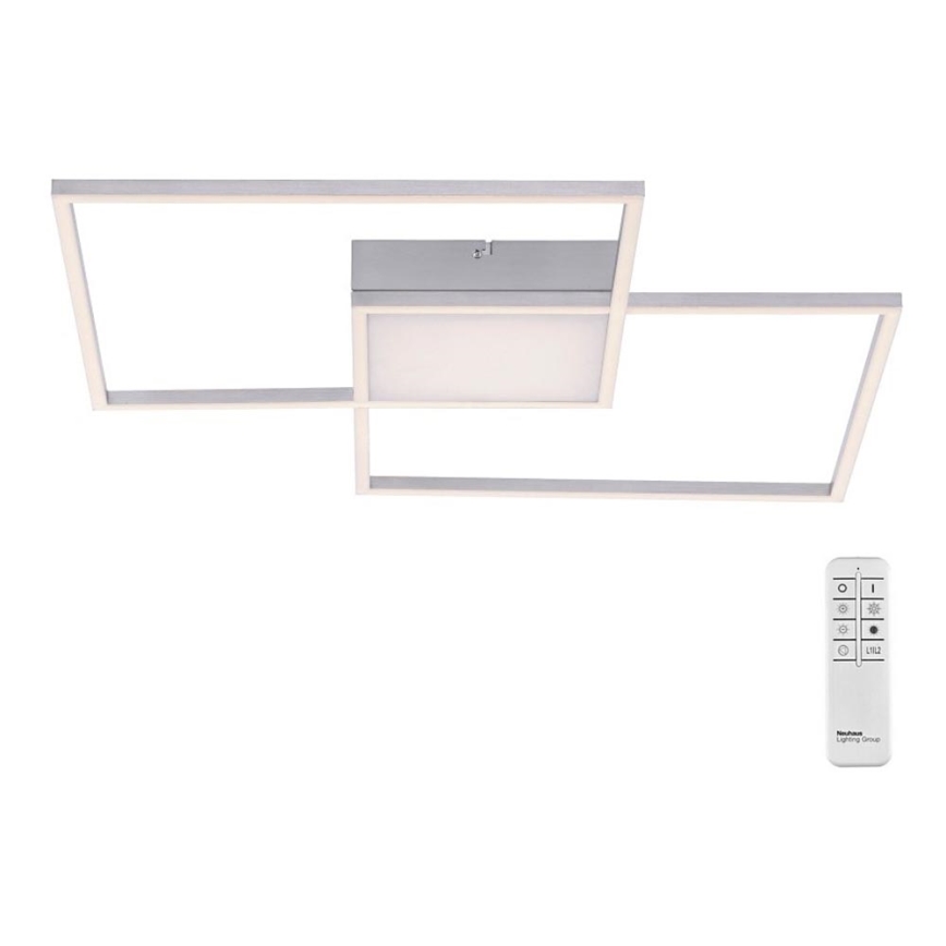 Leuchten Direkt 14712-55-LED Dimmbare Deckenleuchte ASMIN LED/42W/230V + Fernbedienung