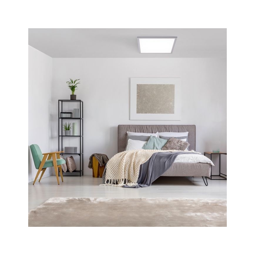 Leuchten Direkt 14754-21- LED Dimmbare Deckenleuchte FLAT LED/20W/230V 2700K-5000K + Fernbedienung