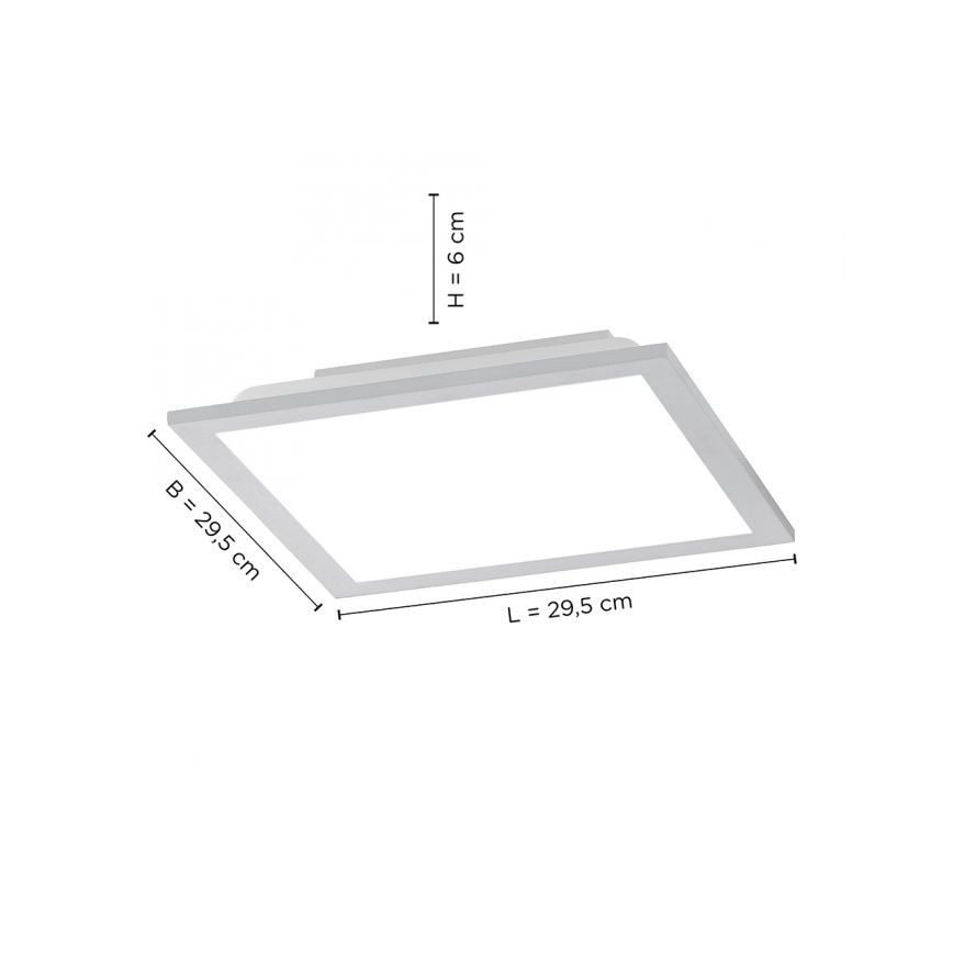 Leuchten Direkt 14754-21- LED Dimmbare Deckenleuchte FLAT LED/20W/230V 2700K-5000K + Fernbedienung