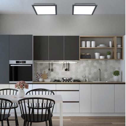 Leuchten Direkt 14755-18 - LED dimmbare Deckenleuchte FLAT LED/28W/230V 2700-5000 K + Fernbedienung