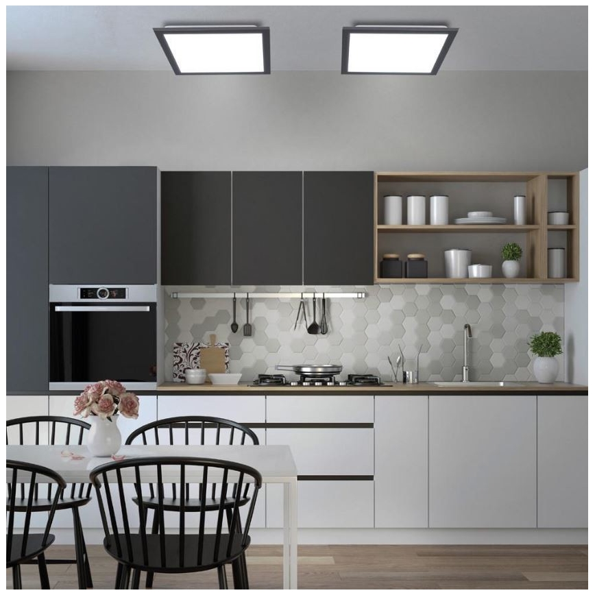 Leuchten Direkt 14755-18 - LED dimmbare Deckenleuchte FLAT LED/28W/230V 2700-5000 K + Fernbedienung