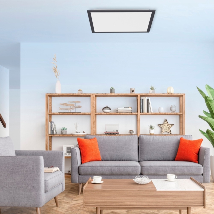 Leuchten Direkt 14755-18 - LED dimmbare Deckenleuchte FLAT LED/28W/230V 2700-5000 K + Fernbedienung