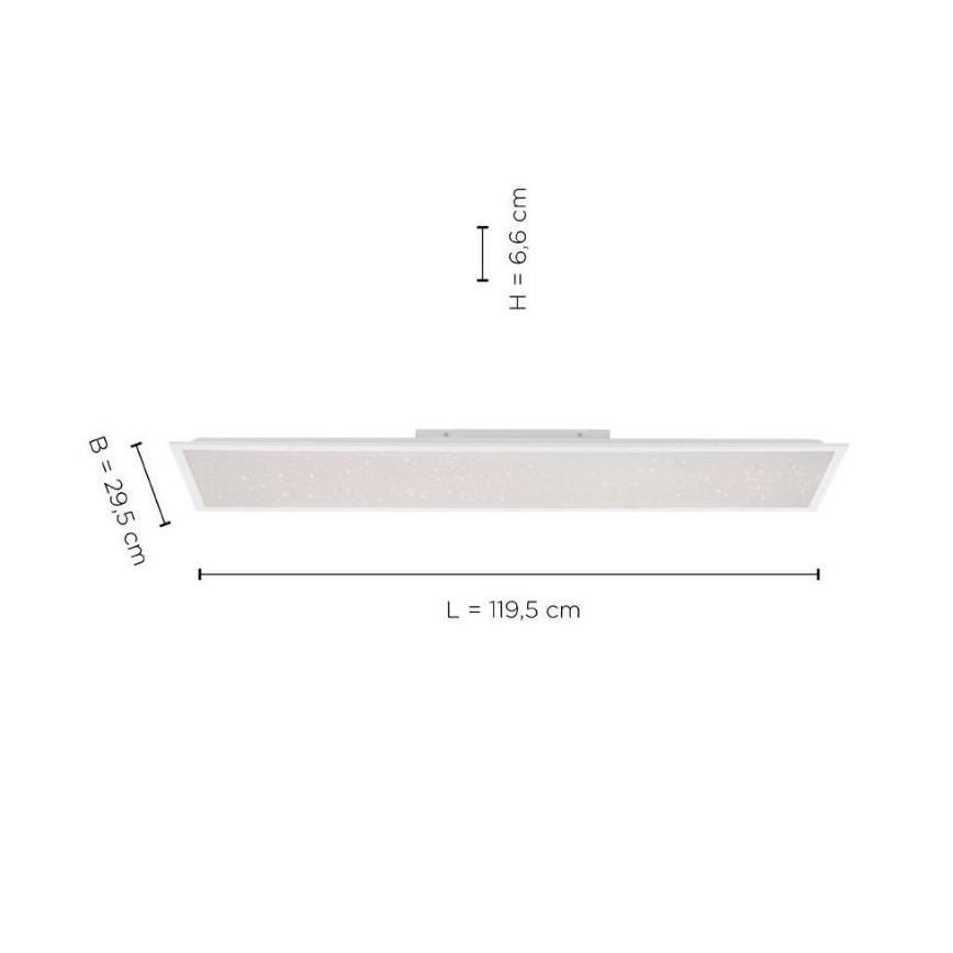 Leuchten Direkt 14762-16 - LED dimmbares Leuchtmittel STARRYFLAT LED/36W/230V + Fernbedienung