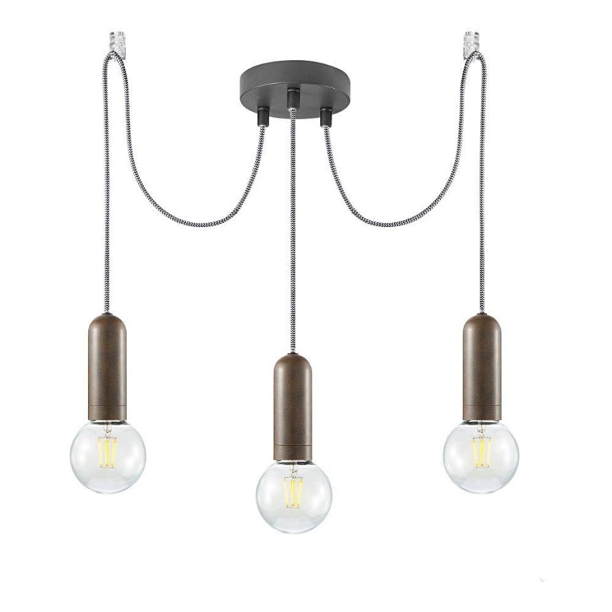 Leuchten Direkt 14776-48 - Hängeleuchte TURN ME 3xE27/60W/230V Spinne
