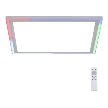 Leuchten Direkt 14900-16 - Dimmbare LED-RGB-Deckenleuchte EDGING LED/24W/230V + Fernbedienung