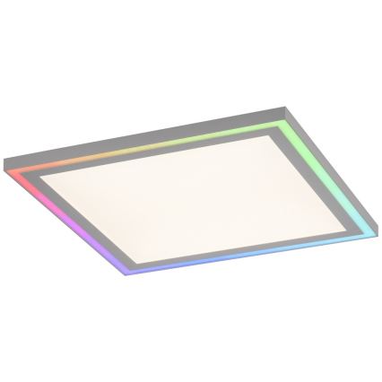 Leuchten Direkt 14900-16 - Dimmbare LED-RGB-Deckenleuchte EDGING LED/24W/230V + Fernbedienung