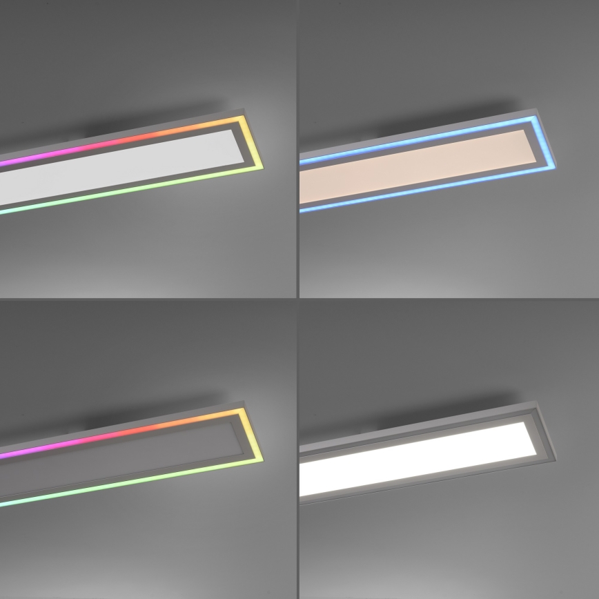 Leuchten Direkt 14901-16 - LED RGB dimmbare Deckenleuchte EDGING LED/24W/230V + Fernbedienung